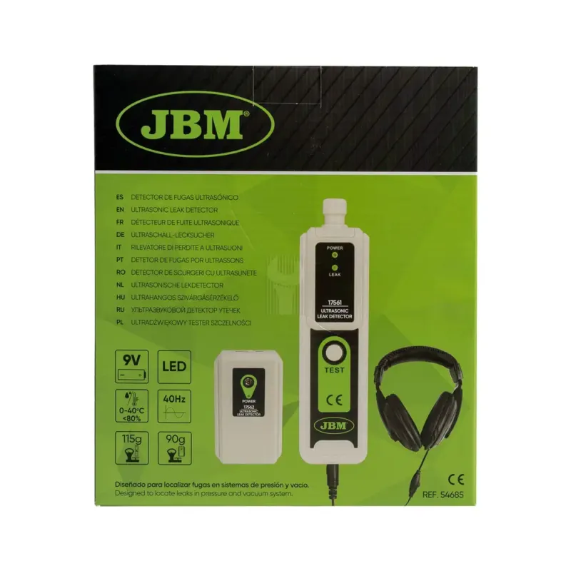 Detector de Fugas Ultrassónico Portátil JBM