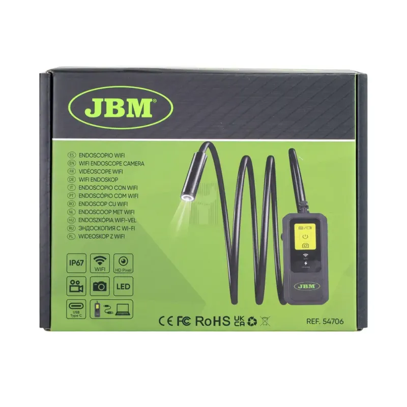Endoscópio WIFI Câmara Inspeção JBM Portátil Sem Fios