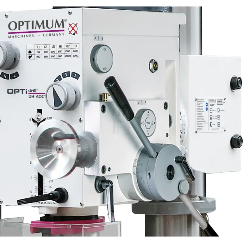 ENGENHO DE FURAR DE COLUNA COM MESA DE MOVIMENTOS CRUZADOS OPTIDRILL DH 40CTP