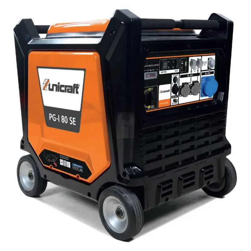 GERADOR INVERTER PG-I 80 SE C/ RODAS UNICRAFT
