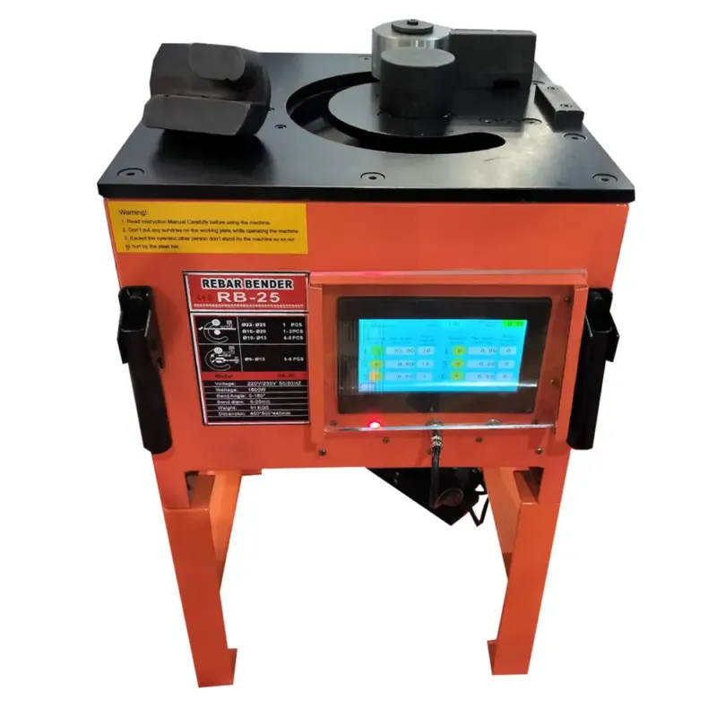 Máquina de Dobrar Ferro Digital TJEP RB-25 1600W 220V 6-25mm Máquina de Dobrar Ferro Digital TJEP RB-25 1600W 220V 6-25mm