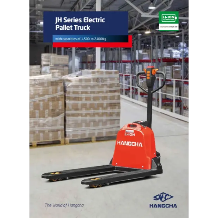 Porta-paletes Elétrico HC Bateria de Lítio 24V 2000 kg