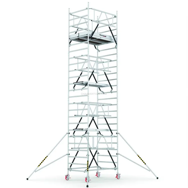 Torre móvel de alumínio Altezza Top L1150 PERSUM 11,50 m 120x240 cm