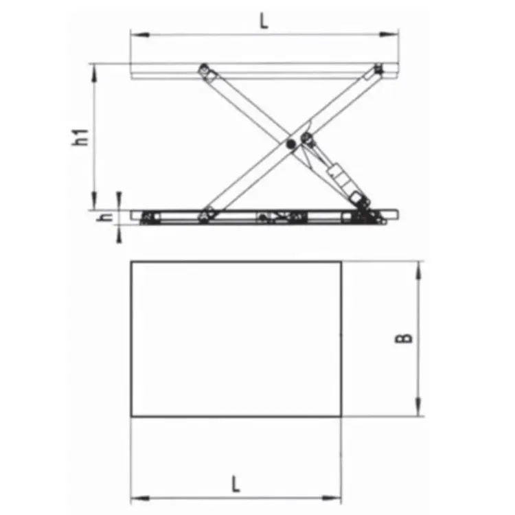 Plataforma Elevatória Elétrica GAYNER PEEL-1,0 1000kg 380V