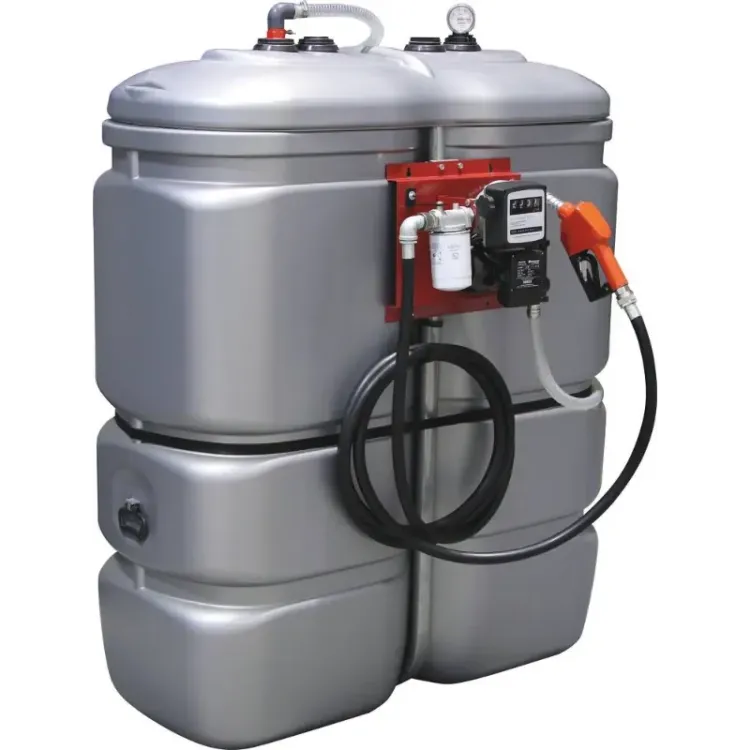 Cuba de armazenamento de gasóleo DRAKKAR 1000L Parede Dupla 230V Cuba de armazenamento de gasóleo DRAKKAR 1000L Parede Dupla 230V