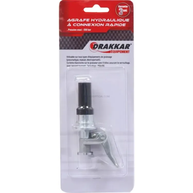 Acoplador Hidráulico de Engate Rápido DRAKKAR M10 550 Bar Blister