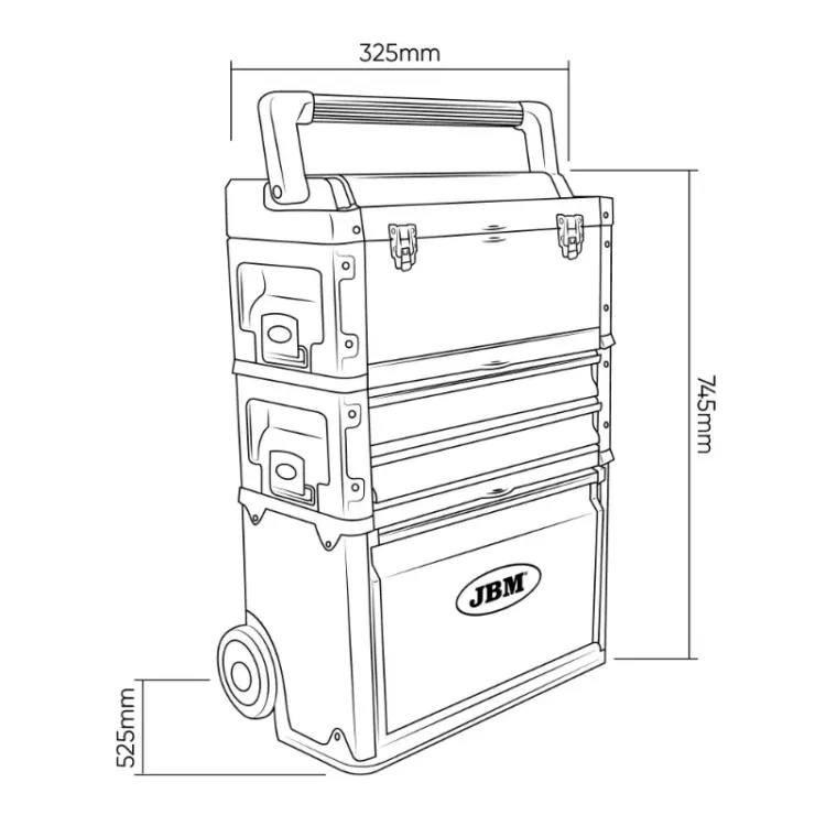CARRO MODULAR COM FERRAMENTAS JBM (10)