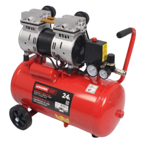 COMPRESSOR DE AR MONOBLOCO 24L MADER COMPRESSOR DE AR MONOBLOCO 24L MADER