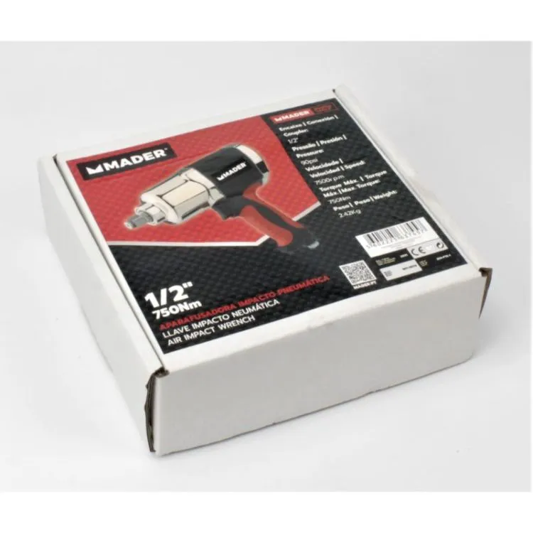 APARAFUSADORA PNEUMÁTICA IMPACTO 1/2" 750NM MADER
