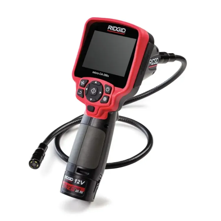 CÂMARA DE INSPEÇÃO MICRO CA 350X CORES RIDGID (2) CÂMARA DE INSPEÇÃO MICRO CA 350X CORES RIDGID (2)