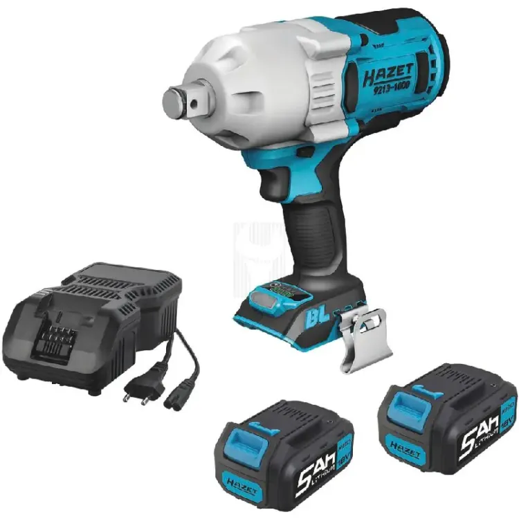 CHAVE DE IMPACTO 3/4″ 18V 1400NM COM 2 BATERIAS 5AH LI-ION HZ