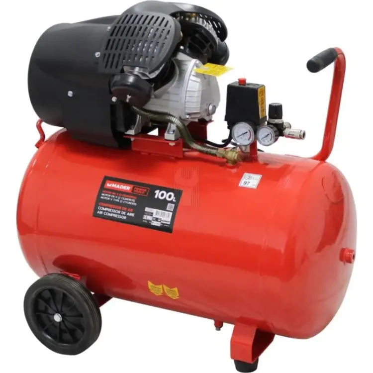 Compressor de Ar 100L 3HP MADER 230V 316 L/min 8 Bar