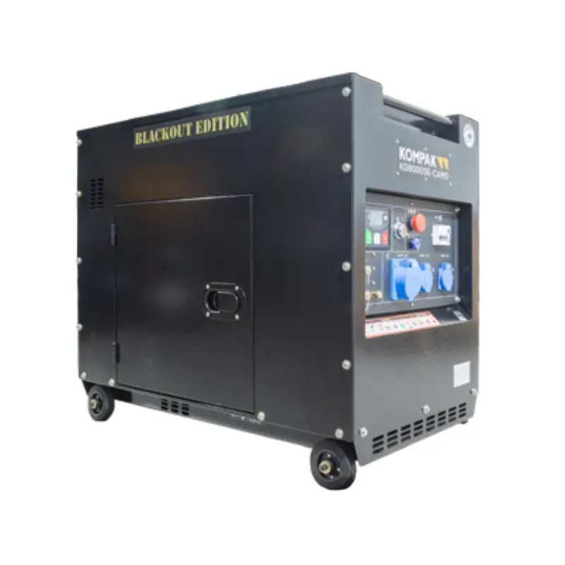 Gerador Diesel Monofásico KOMPAK 8000SE-CAMO 6.3kW 230V Insonorizado