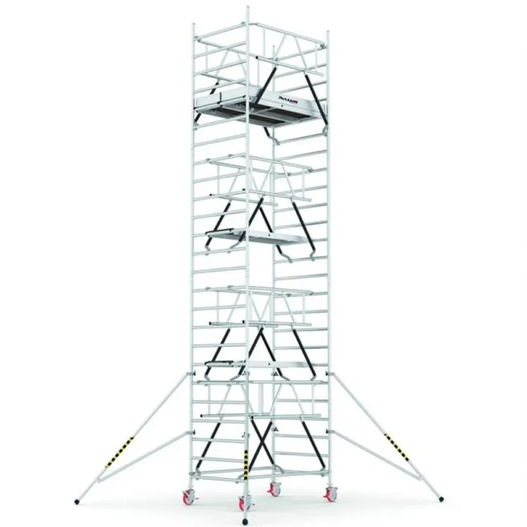Torre de Andaime Móvel PERSUM Altezza Top L1150 11.50 M 120x180 CM Torre de Andaime Móvel PERSUM Altezza Top L1150 11.50 M 120x180 CM