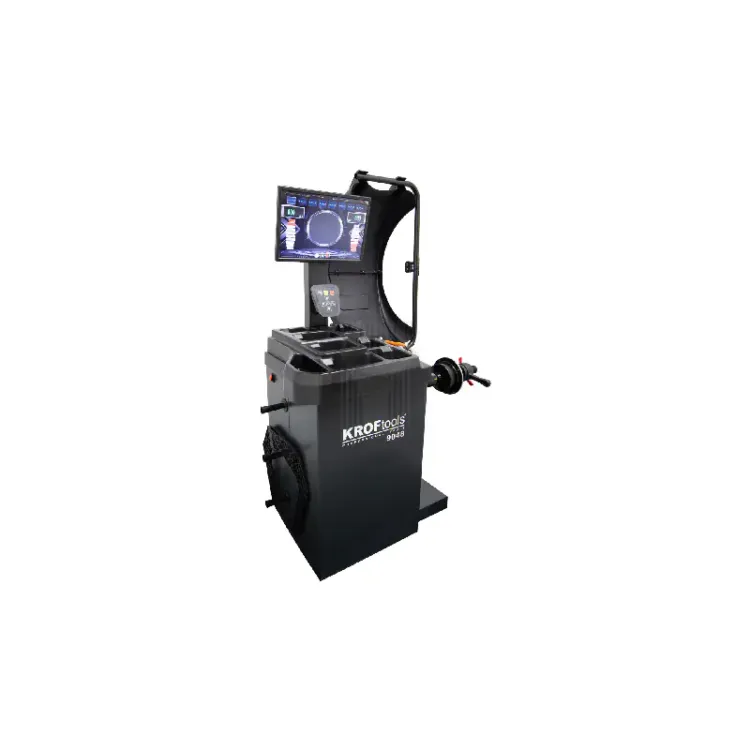 Máquina de Calibrar Rodas Automática KROFTOOLS 10"-24" com Laser e LCD 21"