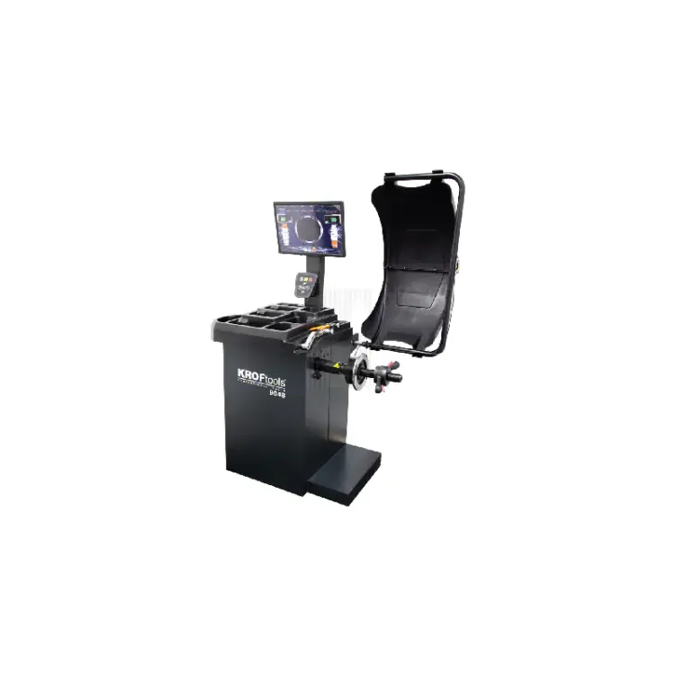 Máquina de Calibrar Rodas Automática KROFTOOLS 10"-24" com Laser e LCD 21"