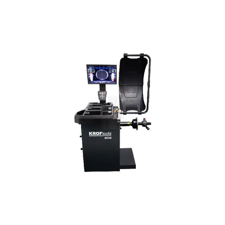 Máquina de Calibrar Rodas Automática KROFTOOLS 10"-24" com Laser e LCD 21"