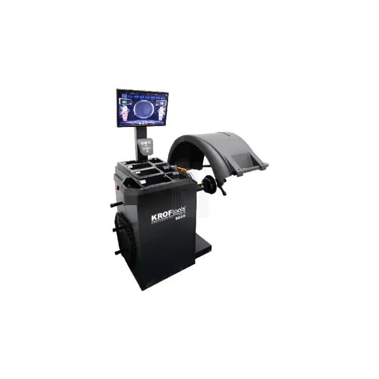 Máquina de Calibrar Rodas Automática KROFTOOLS 10"-24" com Laser e LCD 21"