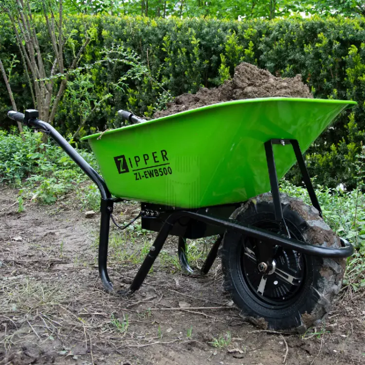 Carro de Mão Elétrico ZIPPER 500W 24V 150kg 75L
