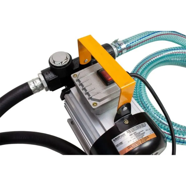 Bomba Elétrica de Trasfega de Diesel KROFTOOLS 230V 550W 60L/min