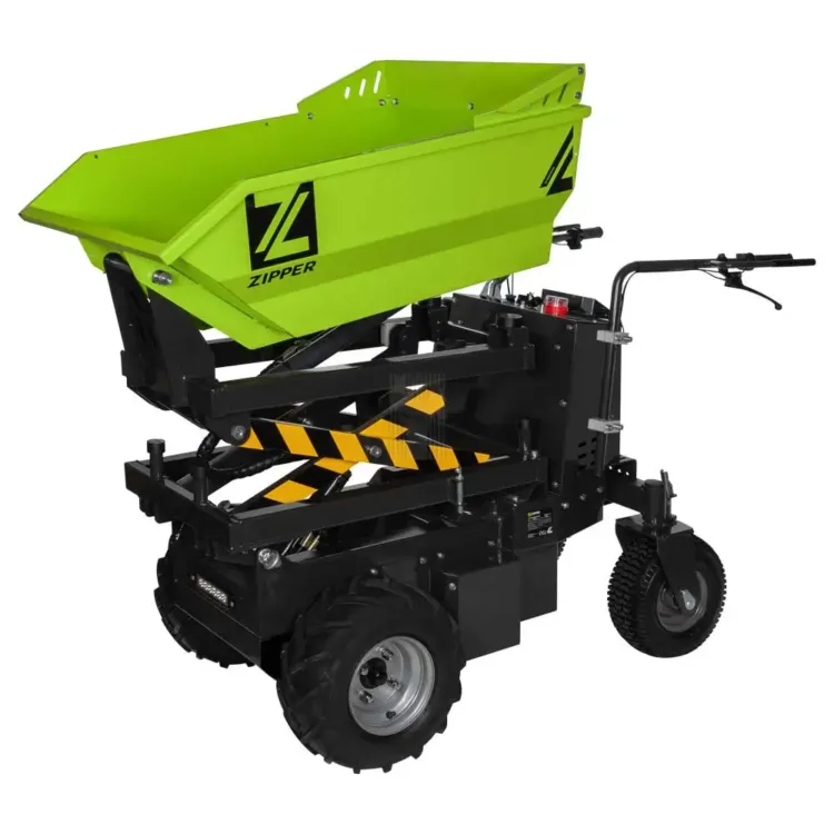 Dumper Elétrico Basculante ZIPPER 48V 500kg 1.4m Dumper Elétrico Basculante ZIPPER 48V 500kg 1.4m