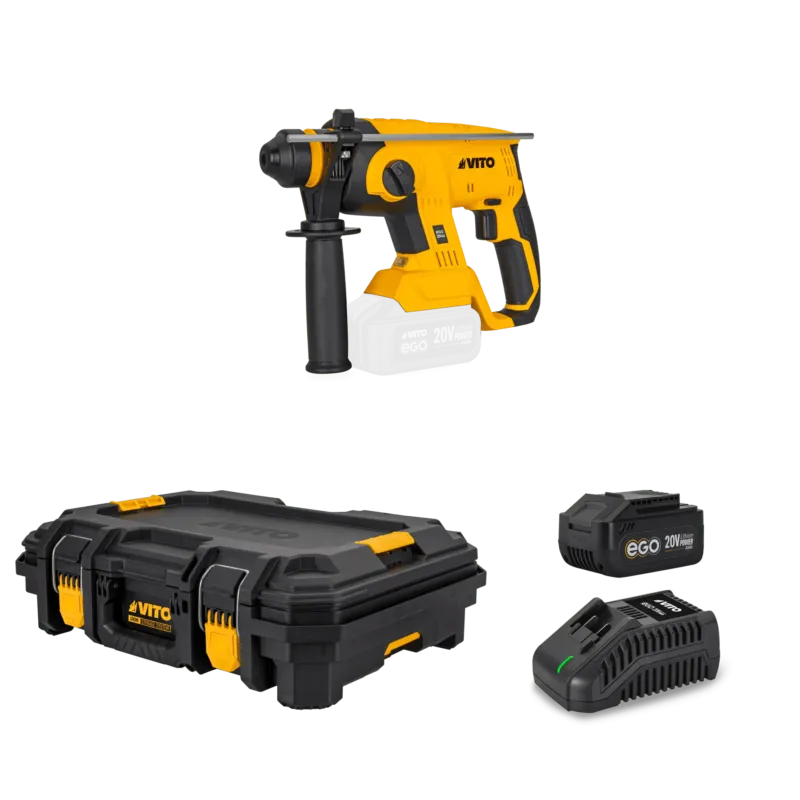 PACK EGO IRON MARTELO PERFURADOR 20V VITO