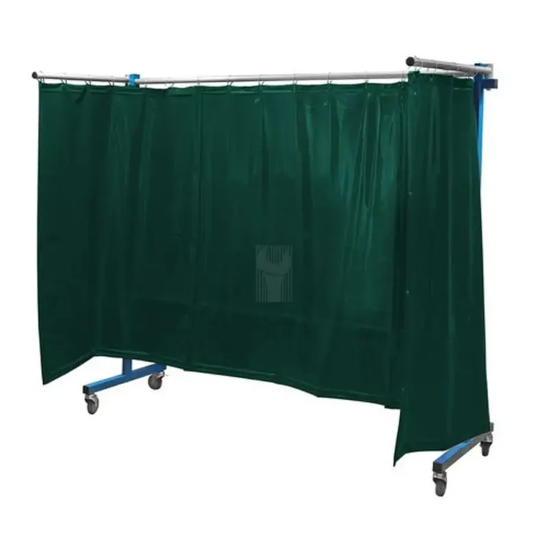 Tela de Proteção TransFlex SCHWEISSKRAFT 3700×1950mm Verde 3 Cortinas