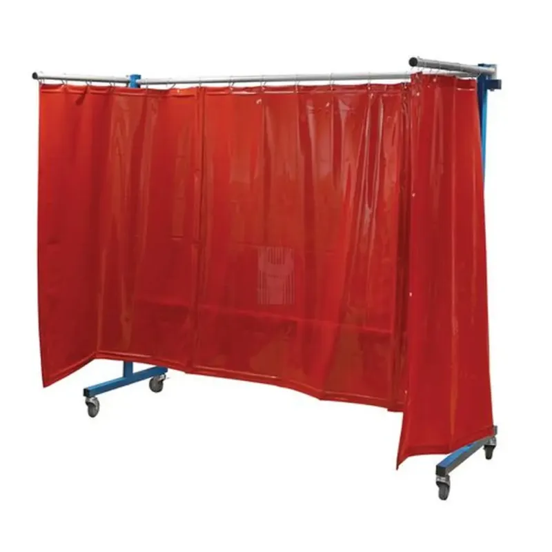 Tela de proteção TransFlex SCHWEISSKRAFT 3700x1950mm Vermelho com Rodízios Tela de proteção TransFlex SCHWEISSKRAFT 3700x1950mm Vermelho com Rodízios