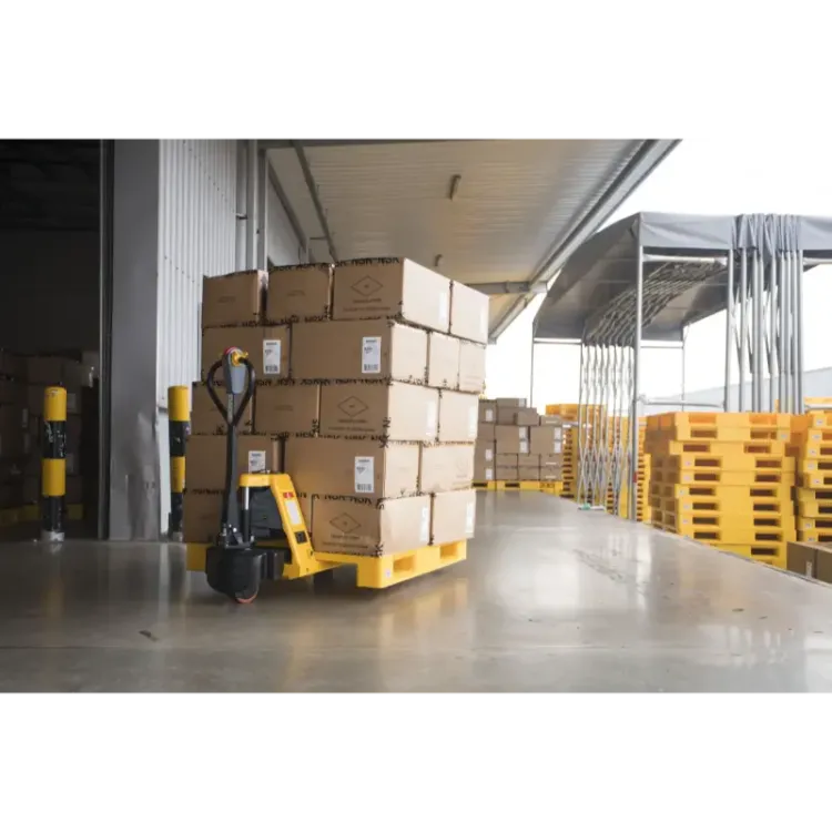 Porta-paletes Elétrico HU-LIFT 1500 kg Bateria de Lítio 48V