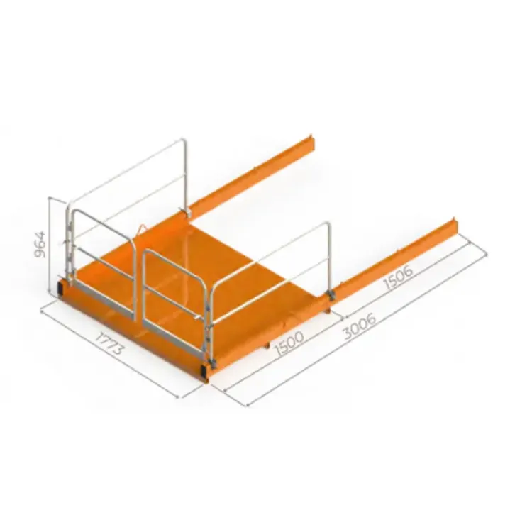 Plataforma para Varanda IRBAL 1500 kg 3x1.65m