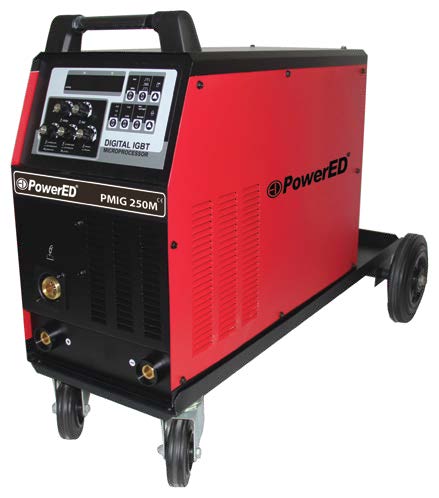 Máquina de Soldar Semi-Automática Inverter Sinérgica POWERED PMIG250M 220V 250A Máquina de Soldar Semi-Automática Inverter Sinérgica POWERED PMIG250M 220V 250A