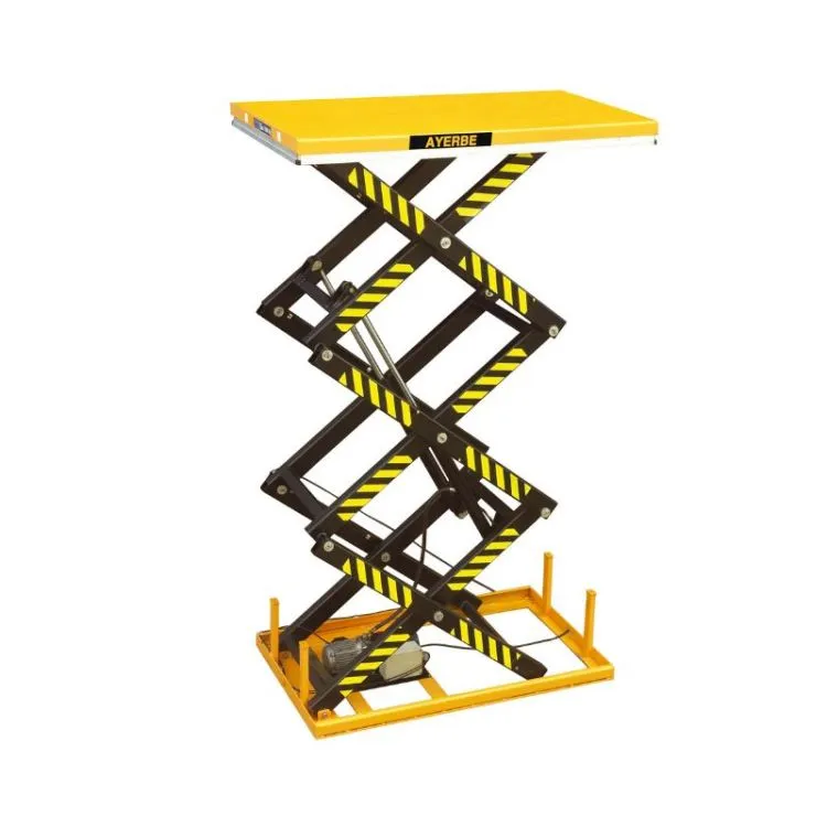 Plataforma Elevatória Elétrica de Tesoura AYERBE 1000 Kg 3000 mm 400V