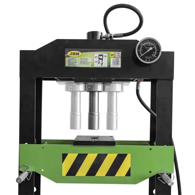 Prensa Hidráulica 20T JBM Pistão Horizontal 2 Velocidades