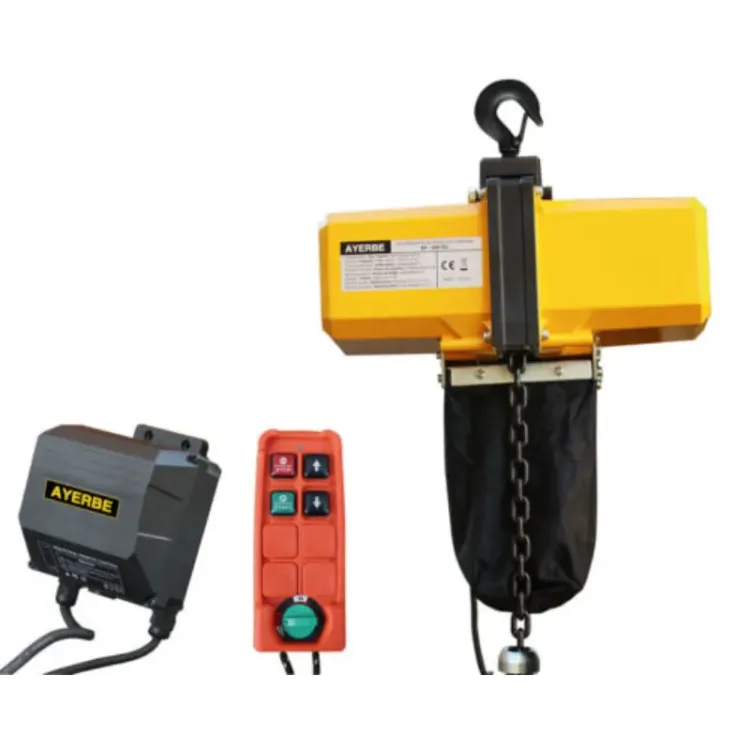 Guincho Elétrico de Corrente AYERBE 500 EC 500kg 540W Guincho Elétrico de Corrente AYERBE 500 EC 500kg 540W