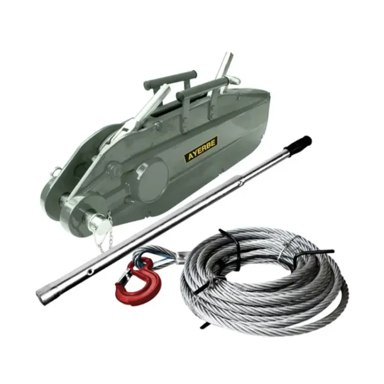 Guincho Manual Tirfor AY-TRAC 5.4 T Ayerbe 5.4 Toneladas 20m Cabo Guincho Manual Tirfor AY-TRAC 5.4 T Ayerbe 5.4 Toneladas 20m Cabo