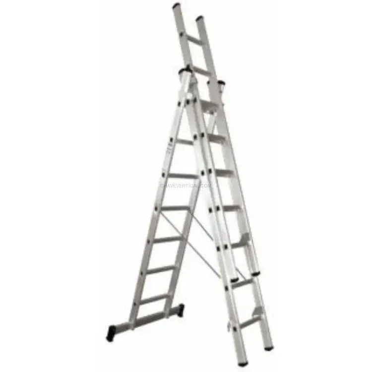 Escada de Alumínio Tripla LIT 3m Degrau Quadrado Reforçada Escada de Alumínio Tripla LIT 3m Degrau Quadrado Reforçada