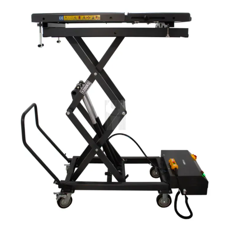 Plataforma elevatória eletro-hidráulica 1.2T KROFTOOLS 1200 Kg 1920 mm 2.2kW