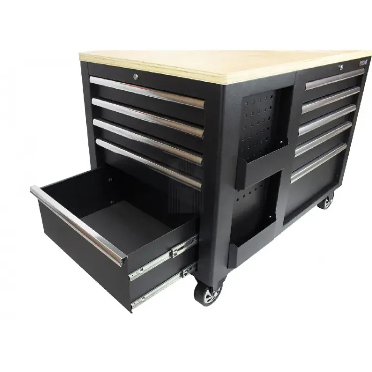 Bancada de Trabalho Móvel Kroftools 1.14x0.73m com Gavetas