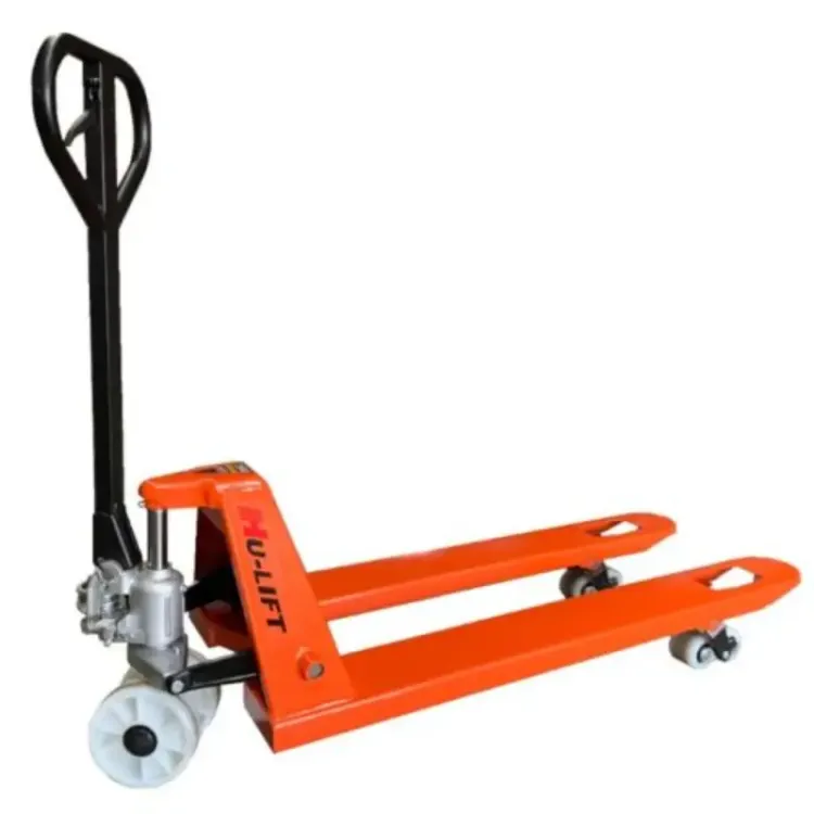 Porta-paletes HU-LIFT DF25 2500kg 1150x540mm Rodado Duplo Borracha