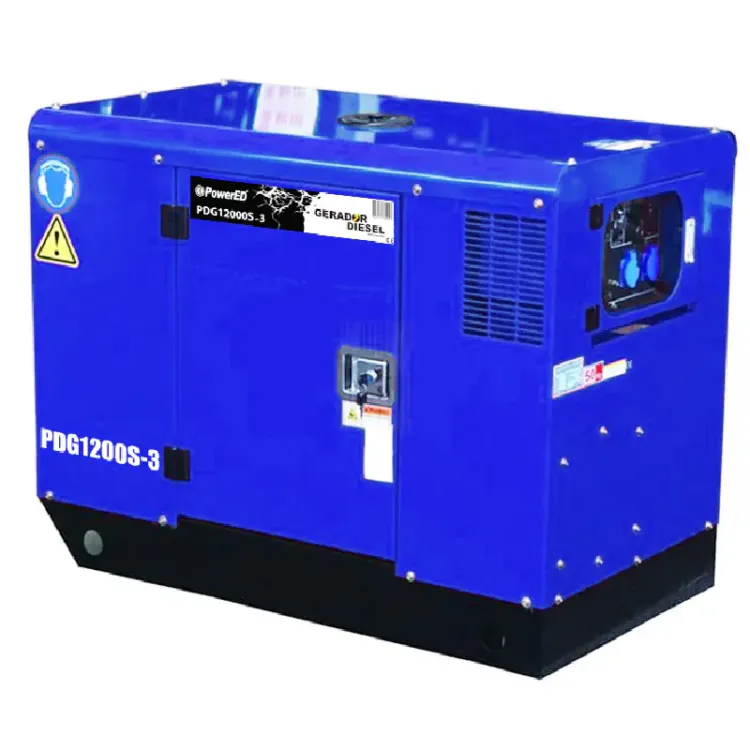 GERADOR DIESEL INSONORIZADO C/ ATS 400V PDG12000S-3 POWERED