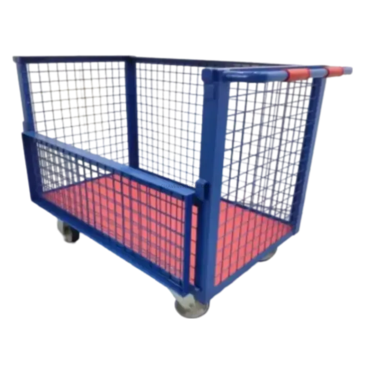 Contentor de Malha Meio Lateral ND 600kg 1345x730x1095mm Contentor de Malha Meio Lateral ND 600kg 1345x730x1095mm