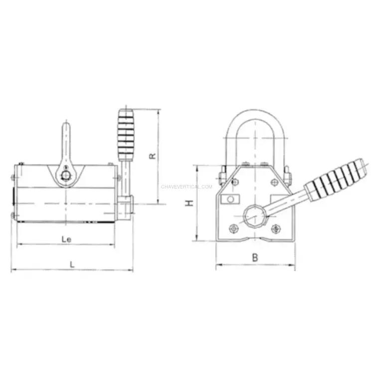 MAGNETO DE ELEVAÇÃO 2000 KG GAYNER
