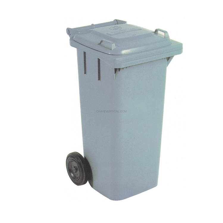 Contentor de Lixo 120L ND Cinzento com Rodas Contentor de Lixo 120L ND Cinzento com Rodas