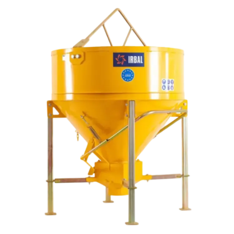 Balde Reforçado Descarga Central IRBAL 1500L Ø127x250cm Balde Reforçado Descarga Central IRBAL 1500L Ø127x250cm