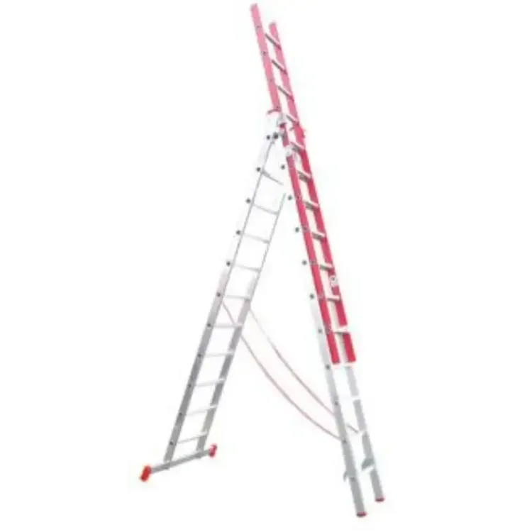 Escada Tripla em Alumínio e Fibra LIT F66 4+4+4m