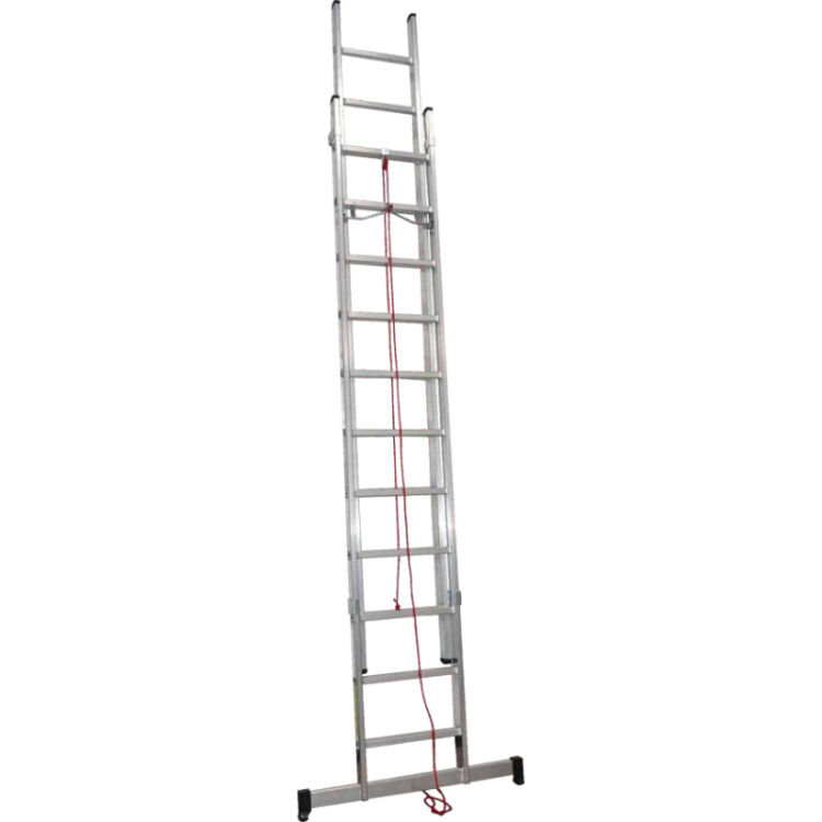 ESCADA DUPLA DE ALUMINIO C/ CORDA LIT PROFI 5+5 MT ESCADA DUPLA DE ALUMINIO C/ CORDA LIT PROFI 5+5 MT