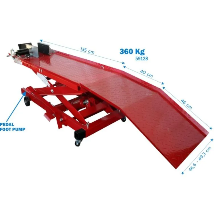 Elevador Hidráulico para Motos MADER 360kg 200-780mm