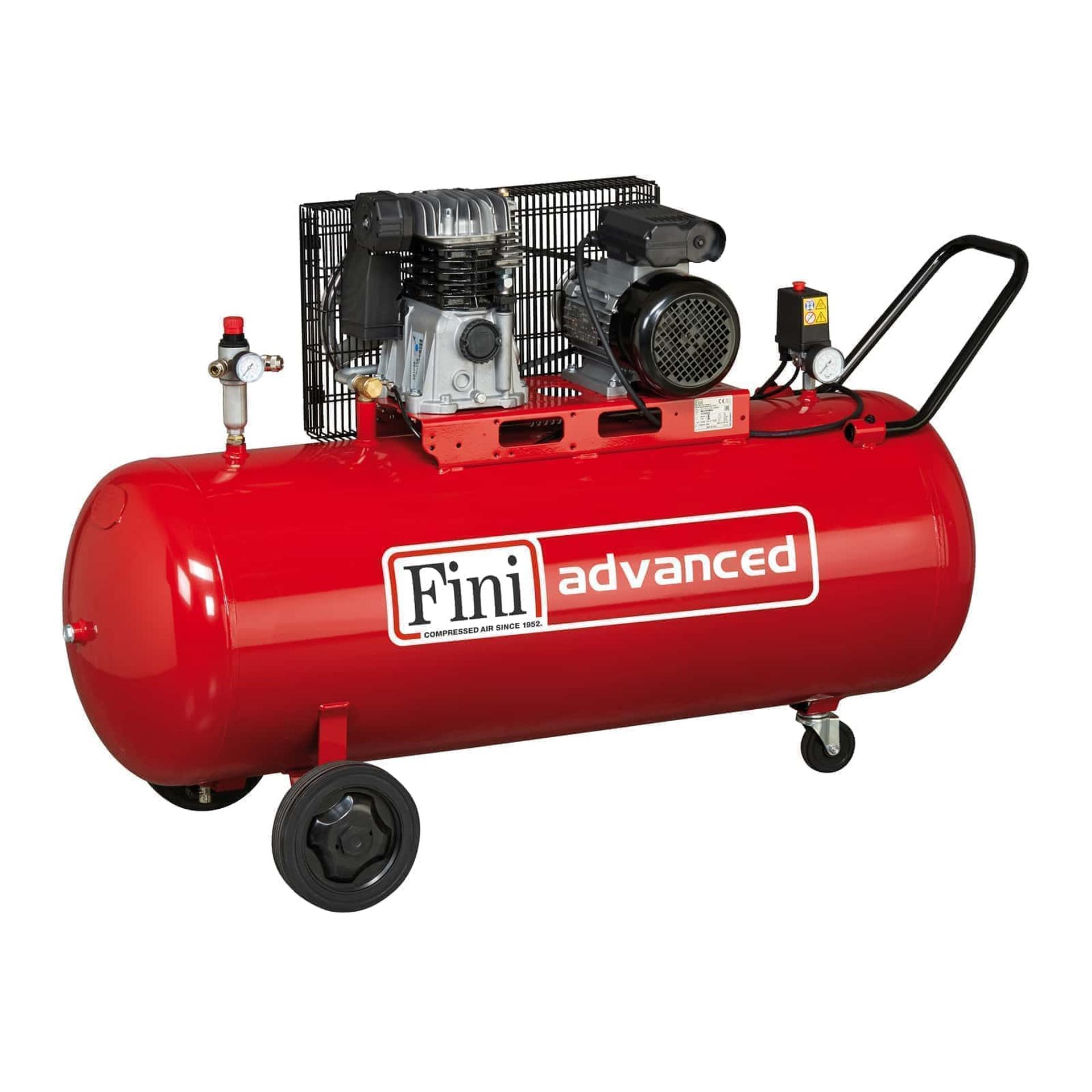 COMPRESSOR DE CORREIA MONOFÁSICO 200L FINI