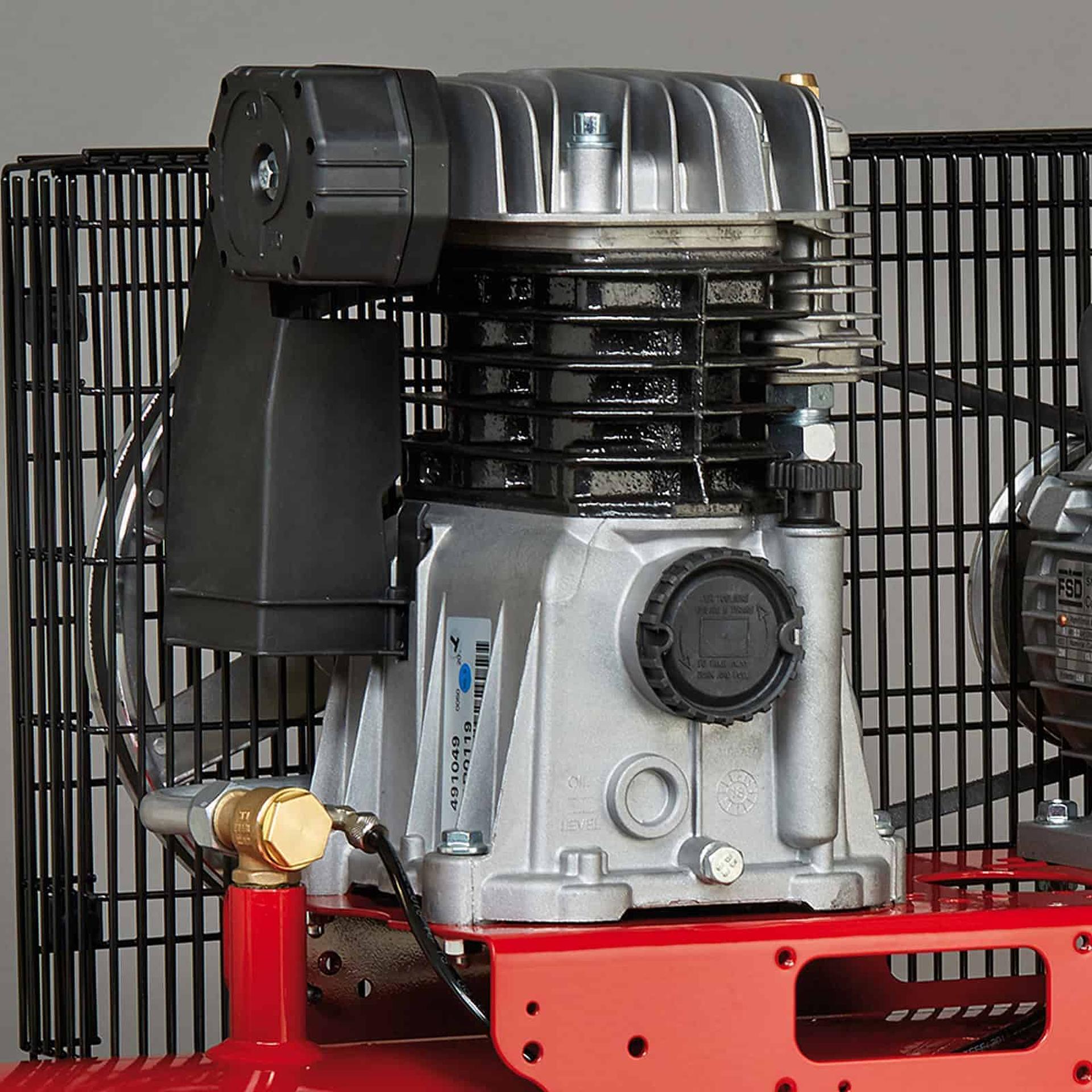 COMPRESSOR DE CORREIA MONOFÁSICO 200L FINI
