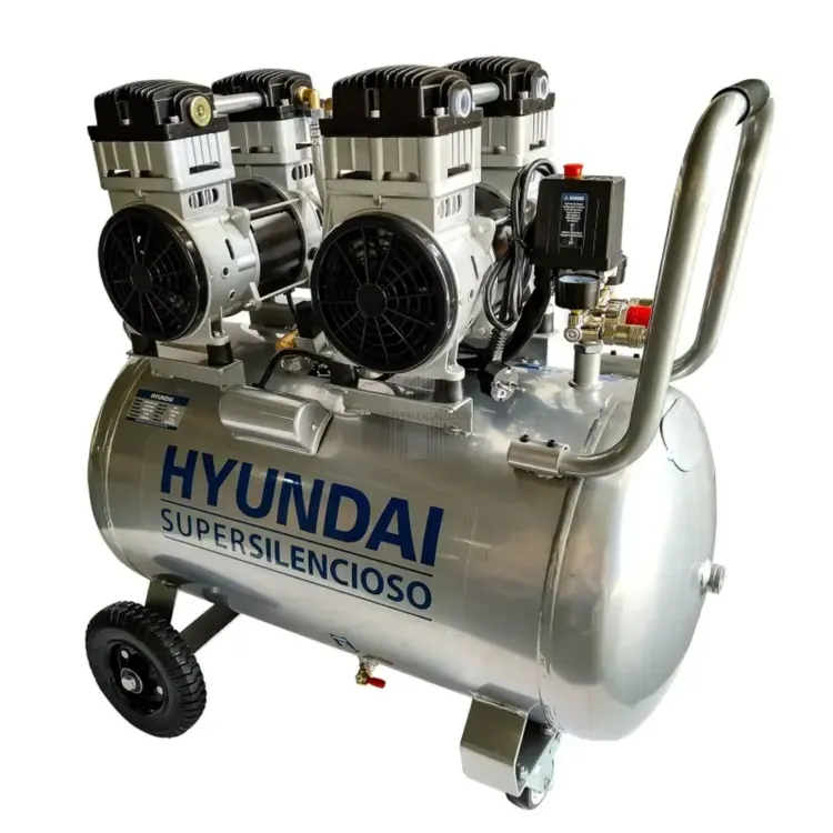 Compressor Silencioso HYUNDAI HYAC100-3S 100L 370L/min 230V Compressor Silencioso HYUNDAI HYAC100-3S 100L 370L/min 230V